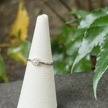 Pearl design ring 6