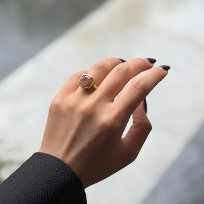 Brass square ring