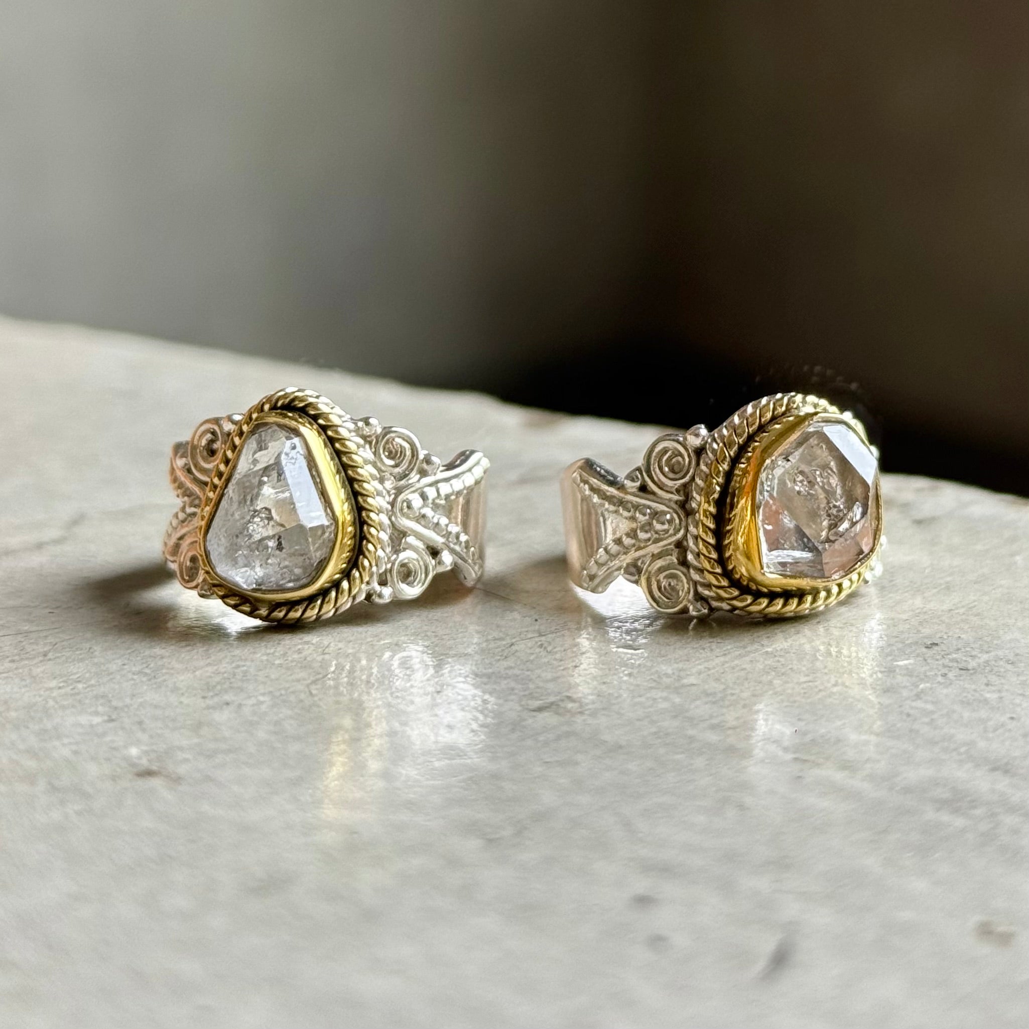 no.0007 麗しのハーキマー Herkimer Diamond ring 11 – Biju mam