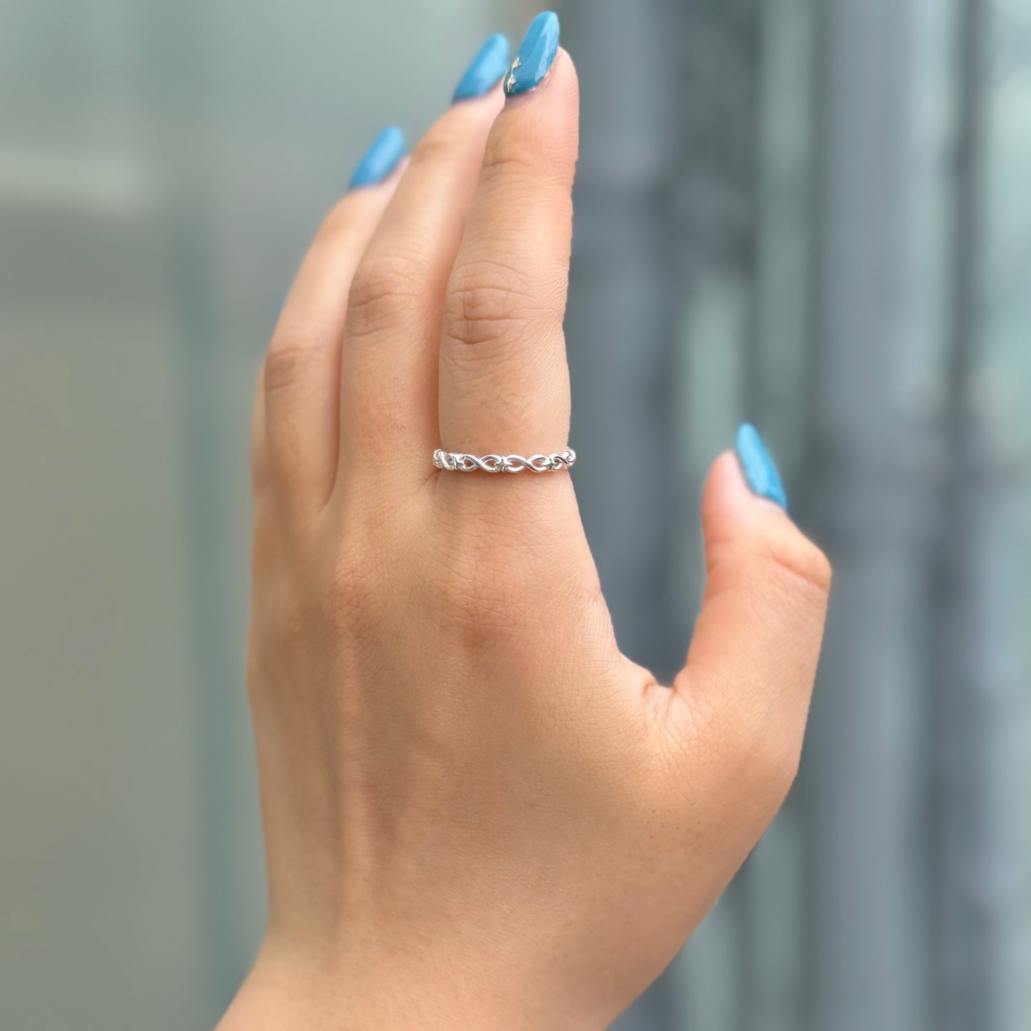 Star plain ring 9