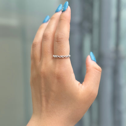 Star plain ring 9