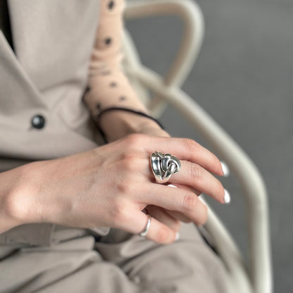 Silver925 plain ring 19