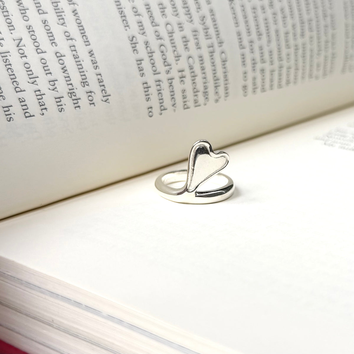 Heart plain ring 87