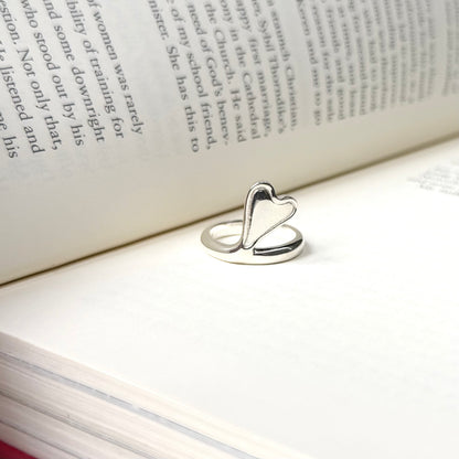 Heart plain ring 87
