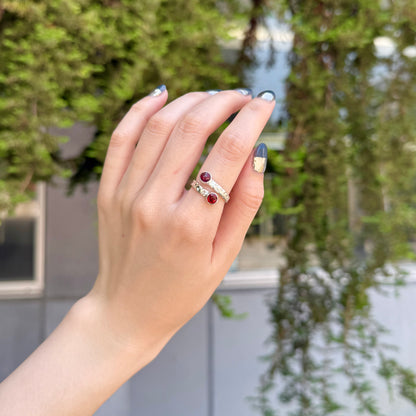 Heart 2stone ring 29