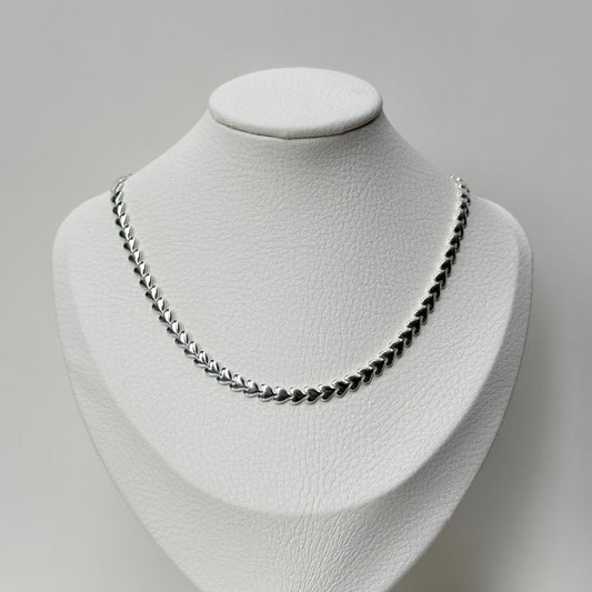 Silver925 chain  necklace 〈Heart〉2