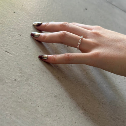 Silver925 plain ring 80