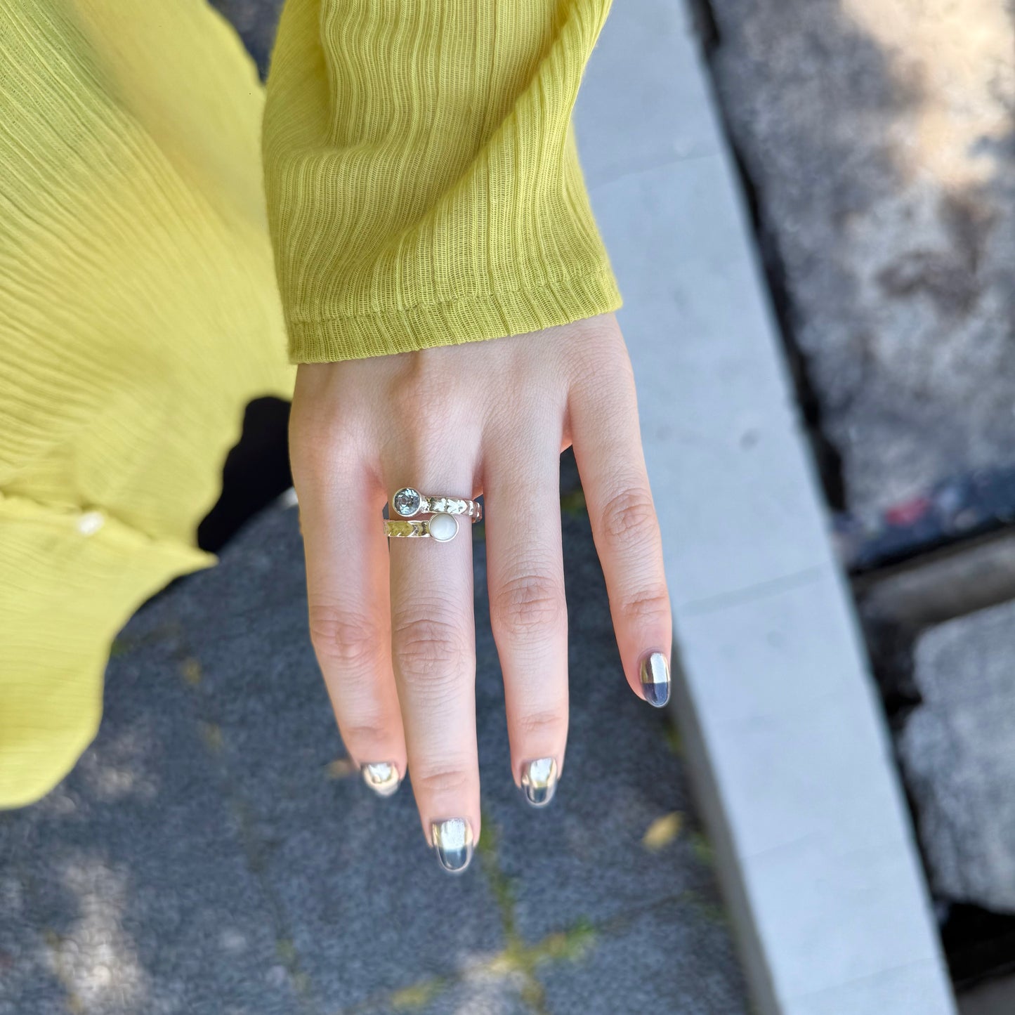 Heart 2stone ring 29