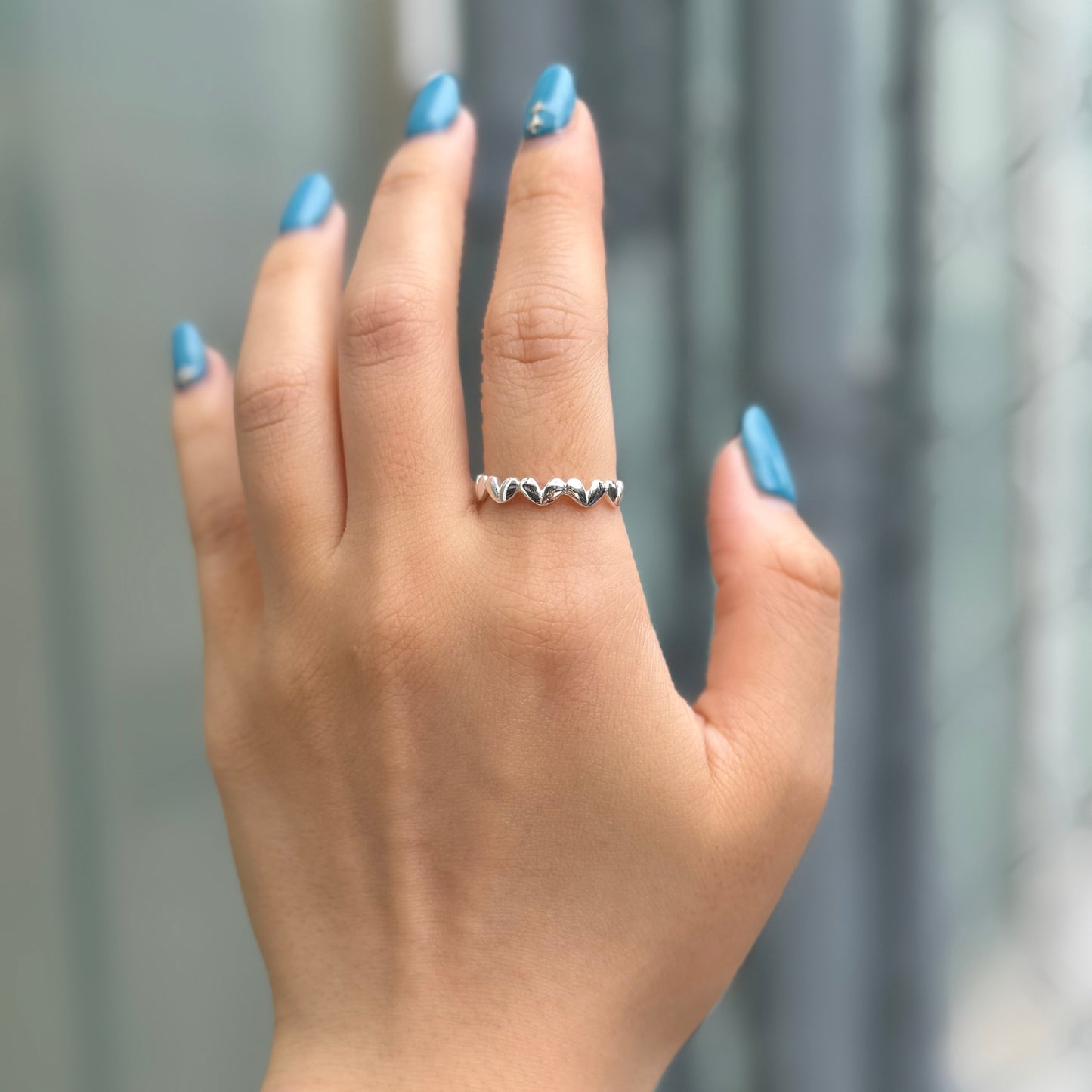 Heart plain ring 78