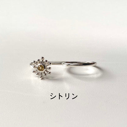 Flower 2finger  ring