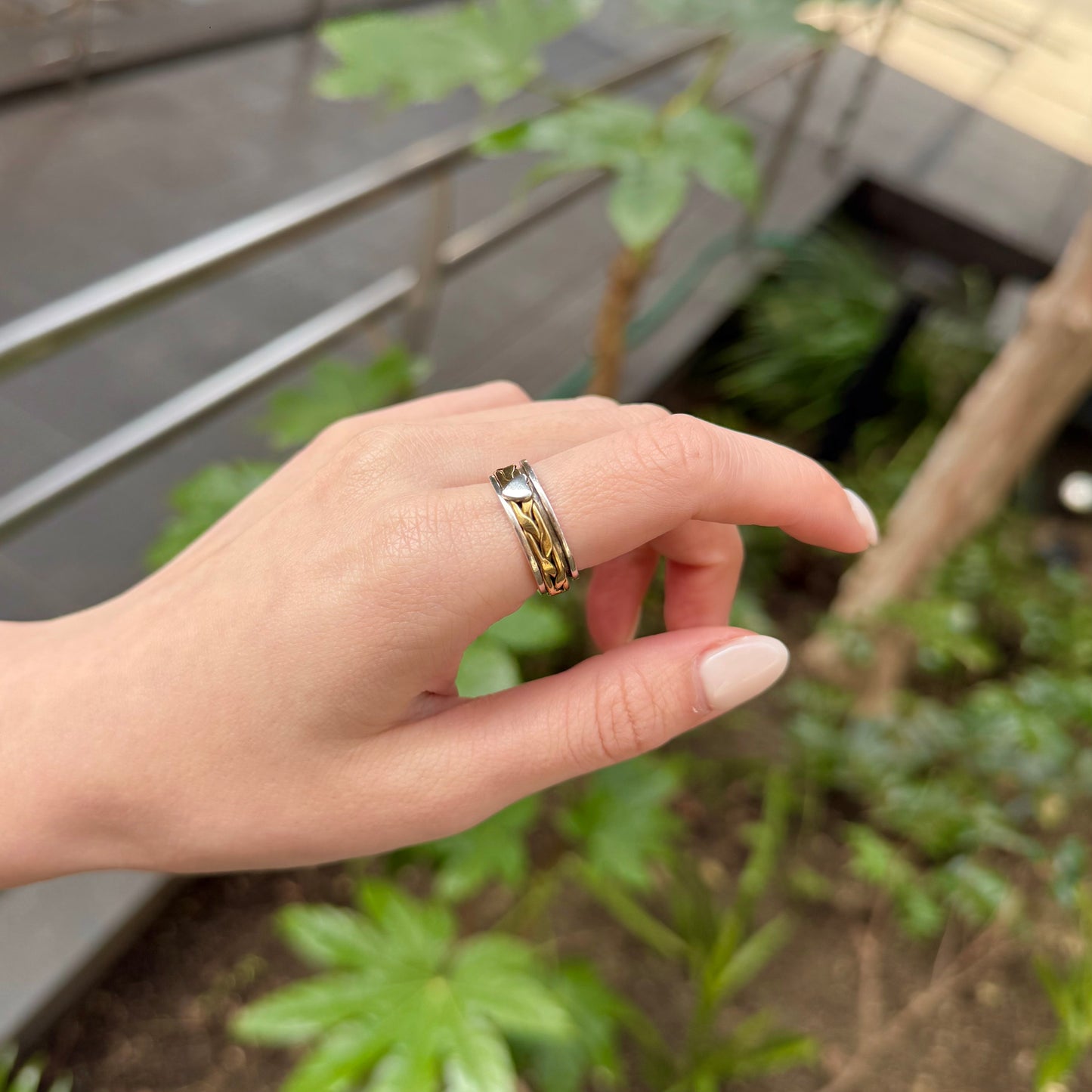 Heart rolling ring 2