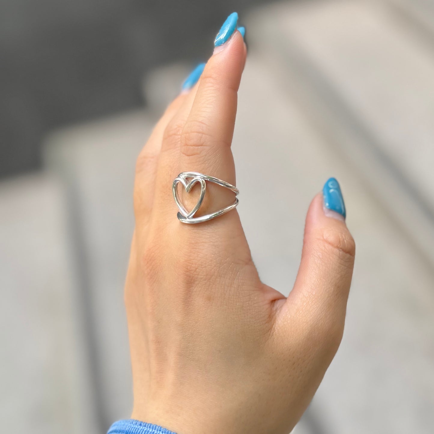 Heart plain ring 79
