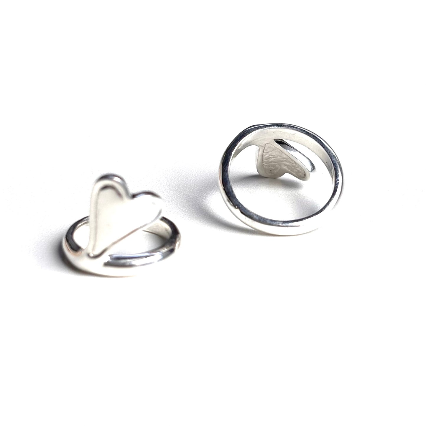 Heart plain ring 64