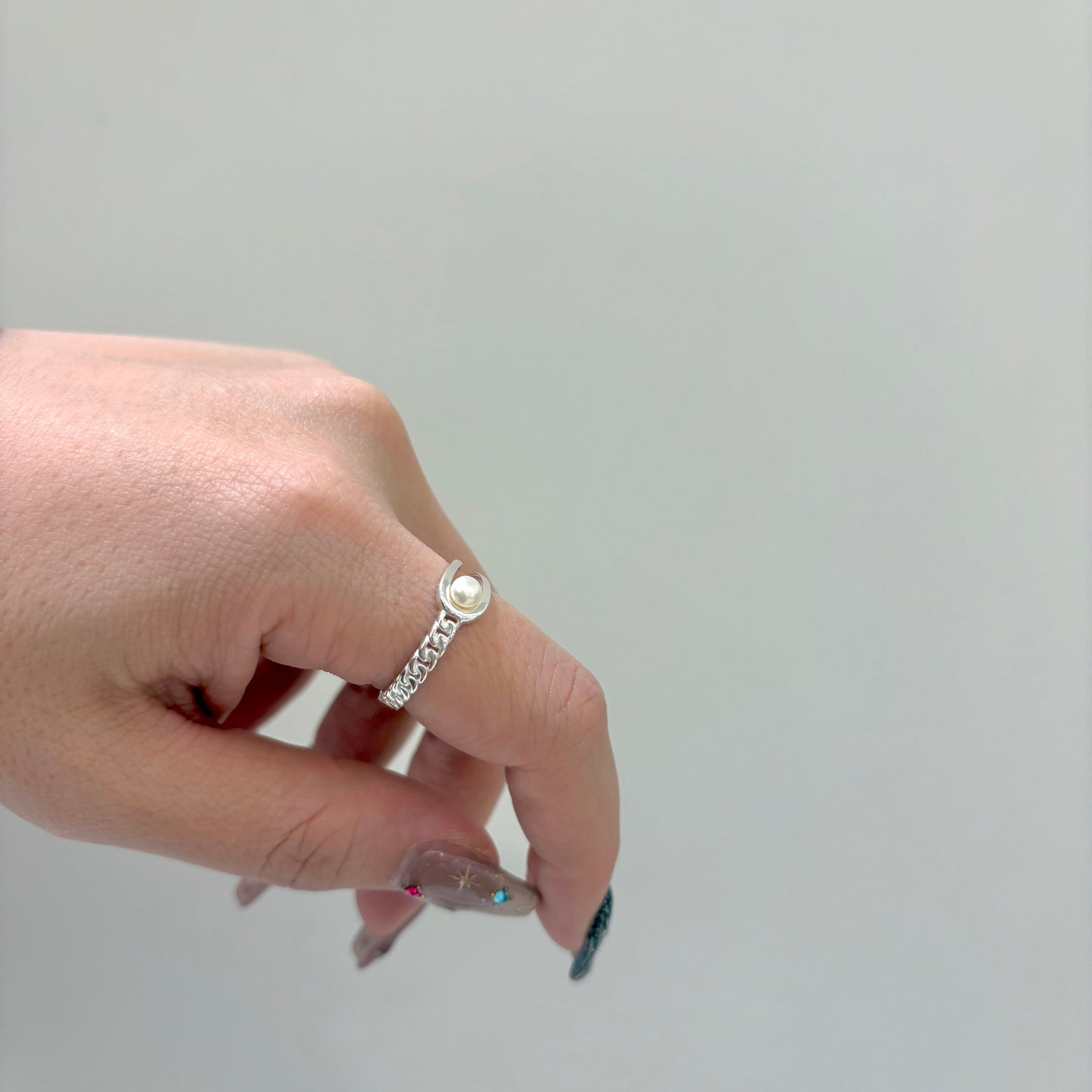 Pearl design ring 11