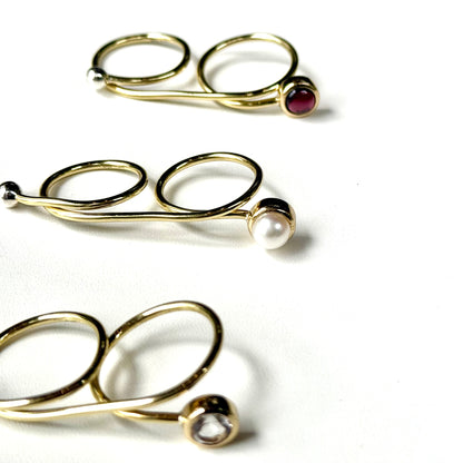 Brass 2finger ring