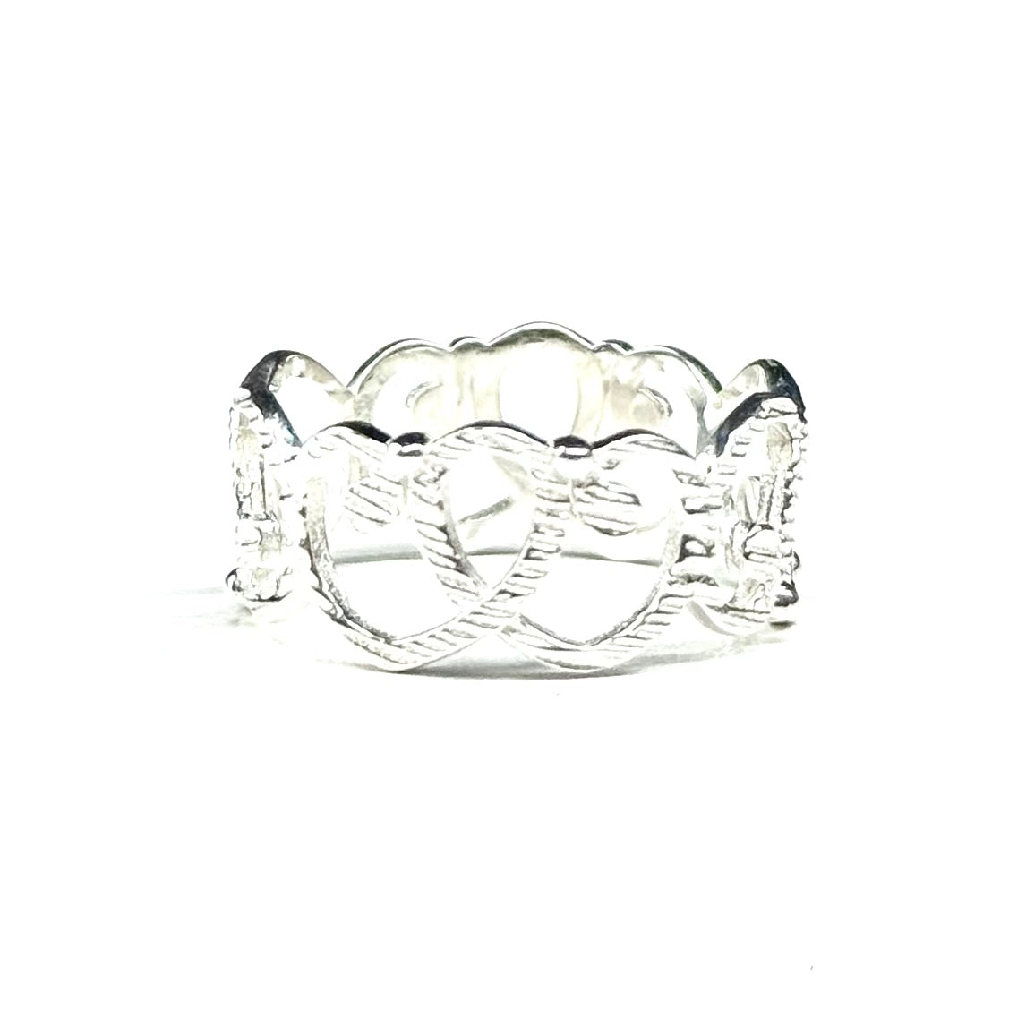 Silver925 plain ring 4