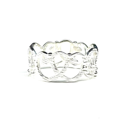 Silver925 plain ring 4
