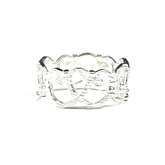 Silver925 plain ring 4