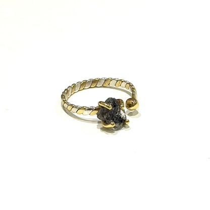 Herkimer diamond ring 11
