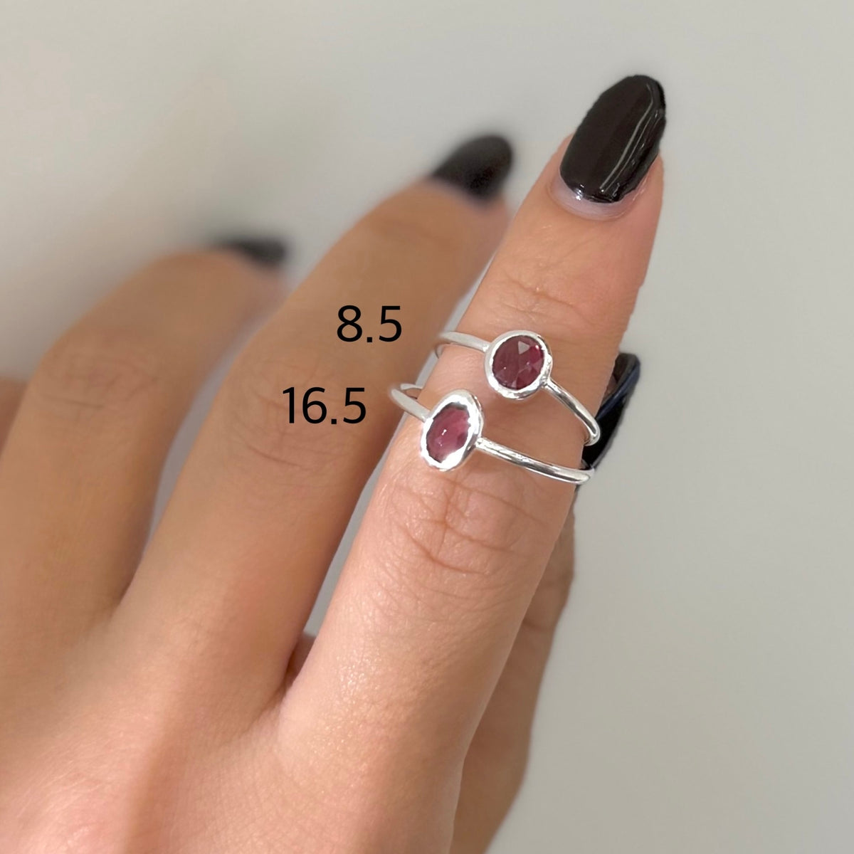 Silver925 1stone ring 10