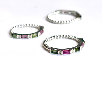 Multi tourmaline ring 3