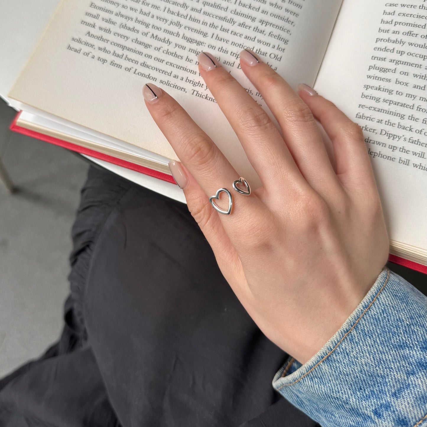 Heart plain ring 66
