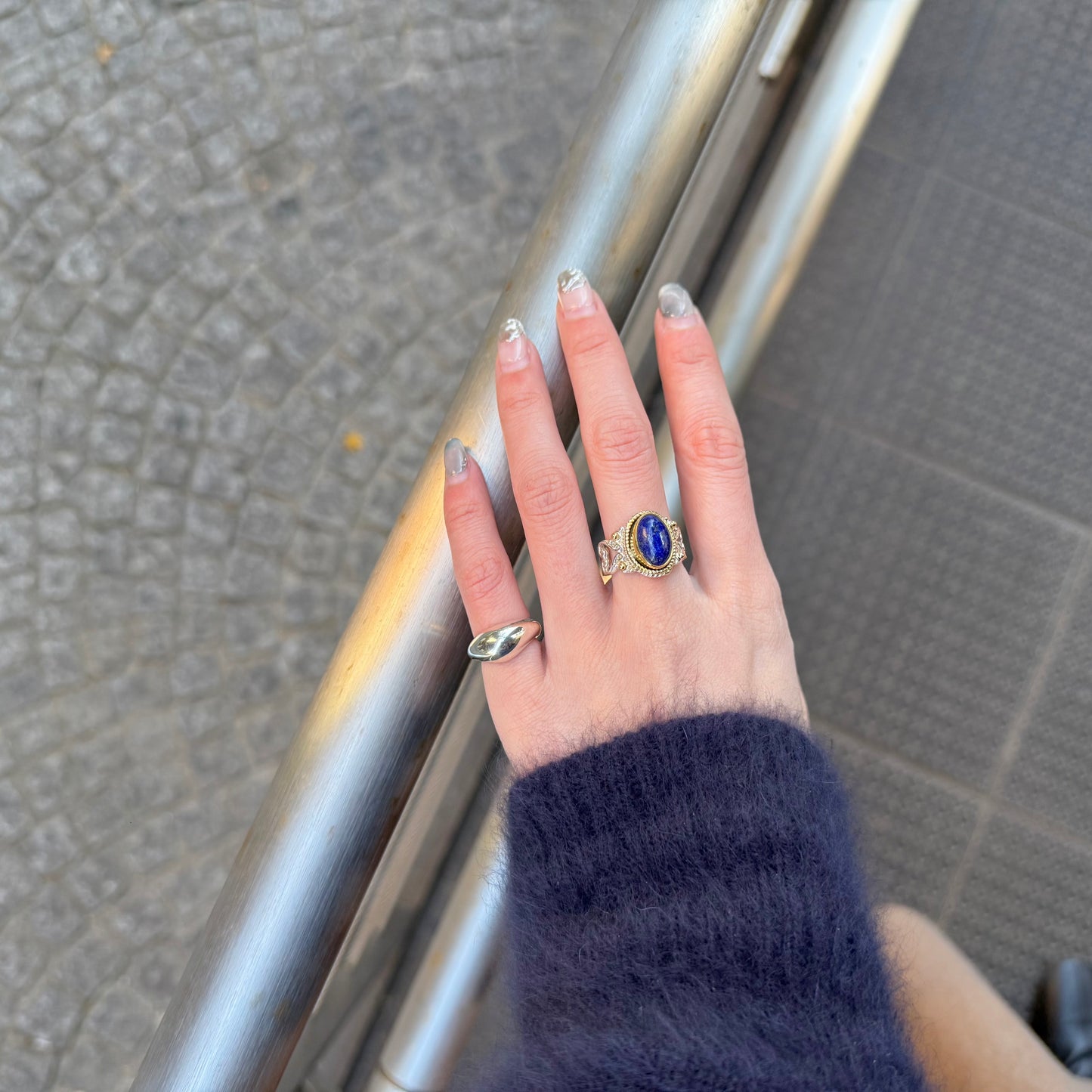 Silver925 plain ring 116
