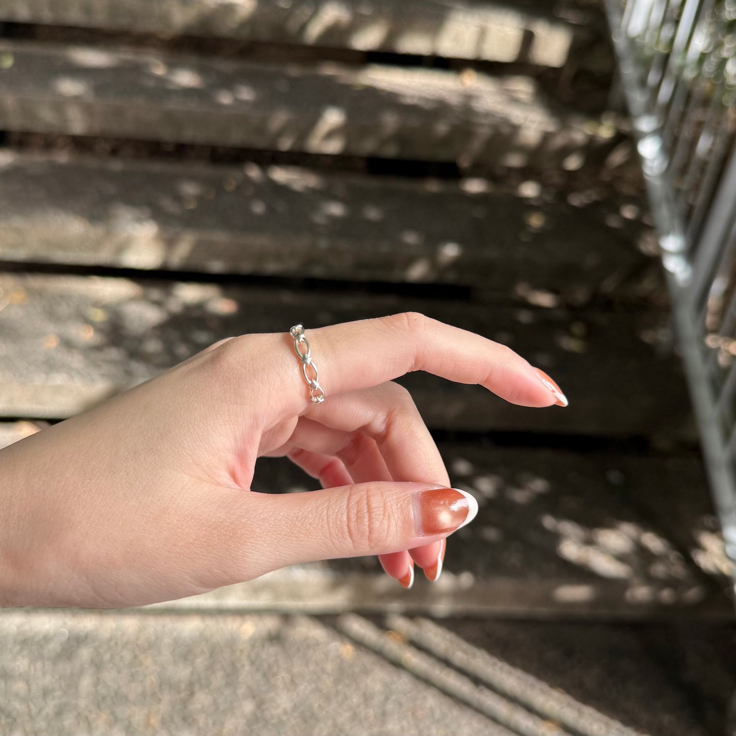 Silver925 plain ring 52