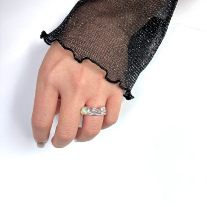 Opal design ring 7