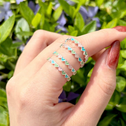 〈札幌限定〉Heart enamel ring