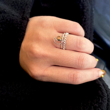 Moon design ring 5