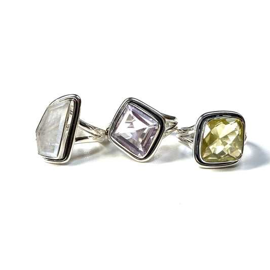 Silver925 1stone ring 3