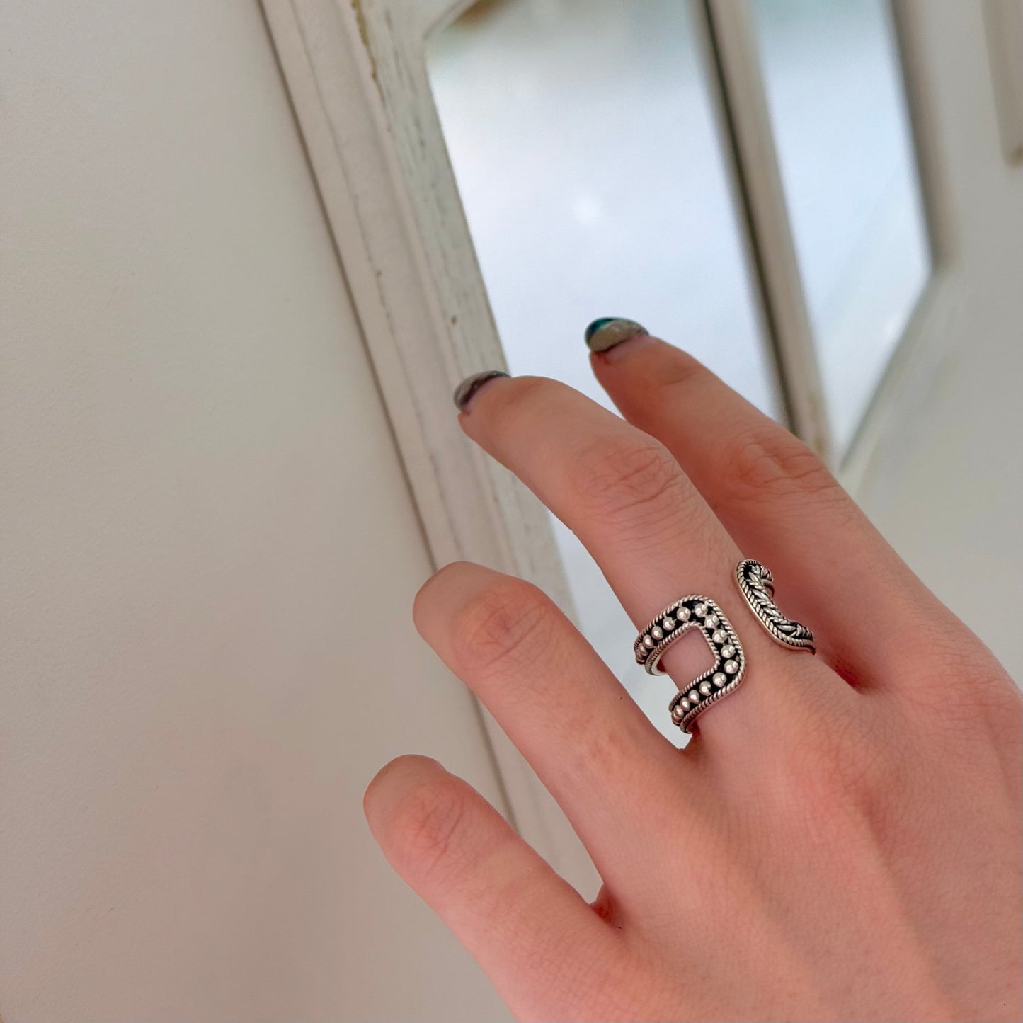 【Biju mam poco】Silver925 plain ring 5