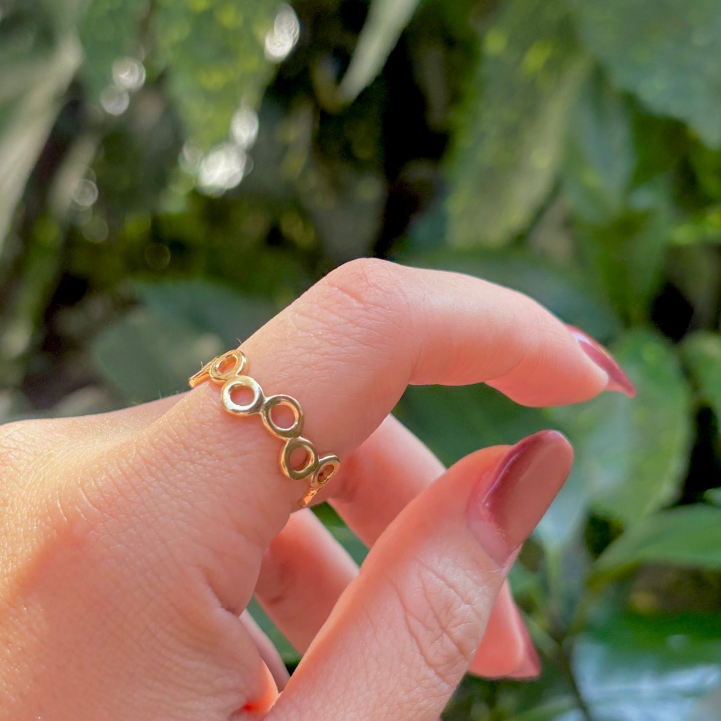 Brass plain ring 23