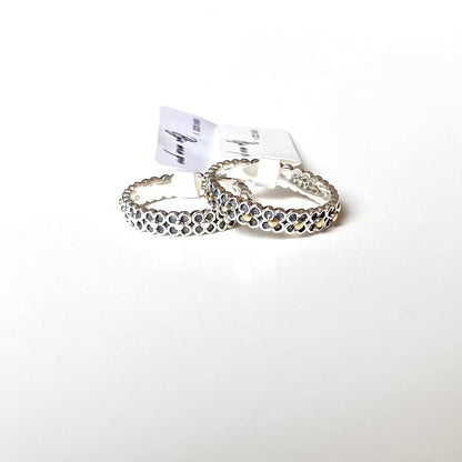 【poco】Silver925×18K plain ring 3