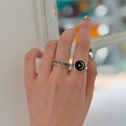 【Bijumam poco】Silver925×18K plain  ring 1