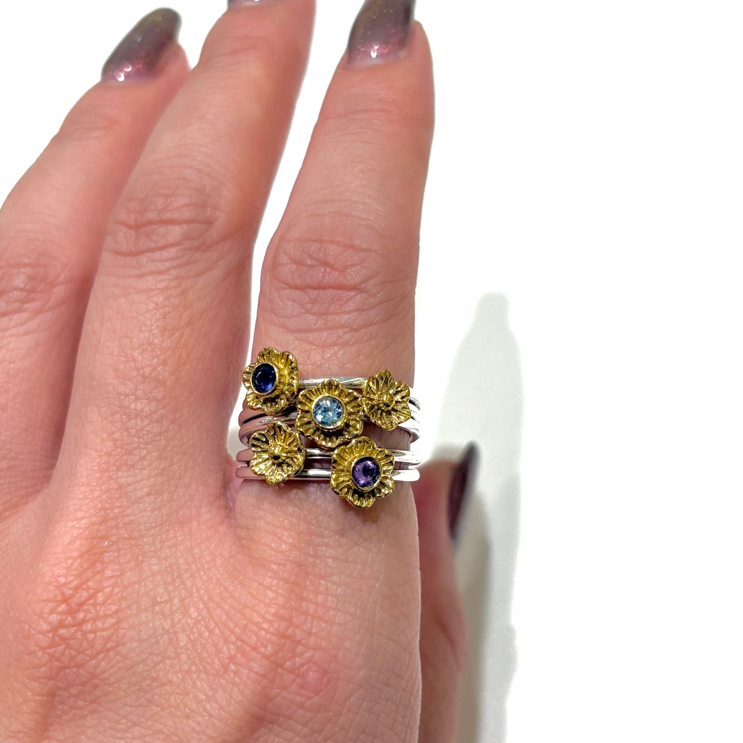 Flower stacking ring