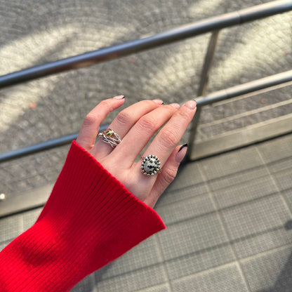 Silver925×Brass design ring 15