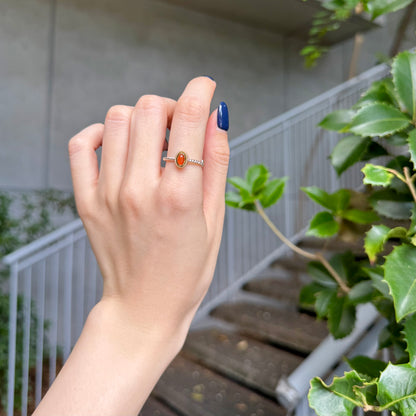 Silver925×Brass petit ring 2