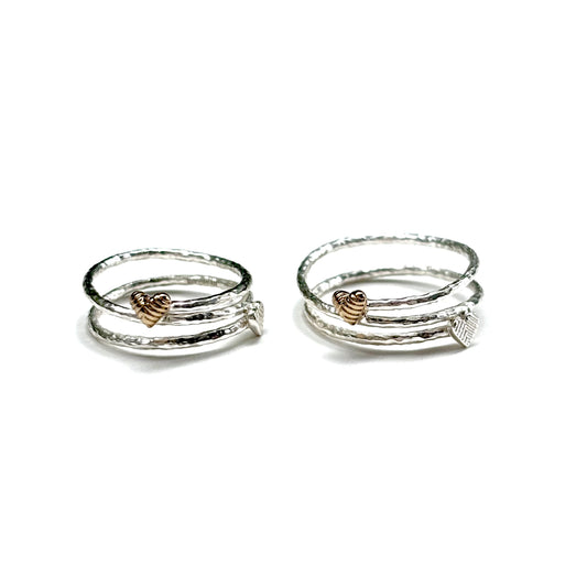 Heart plain ring 30
