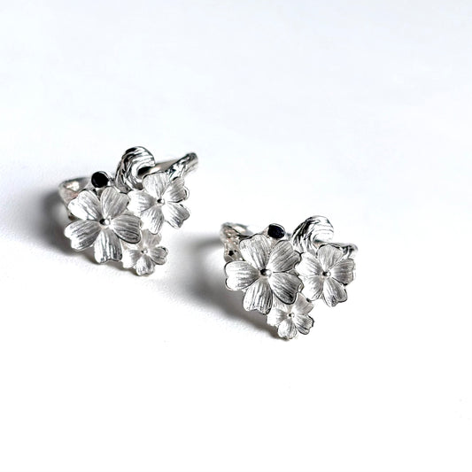 Flower plain ring 29