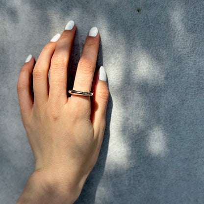 Silver925 plain ring 161