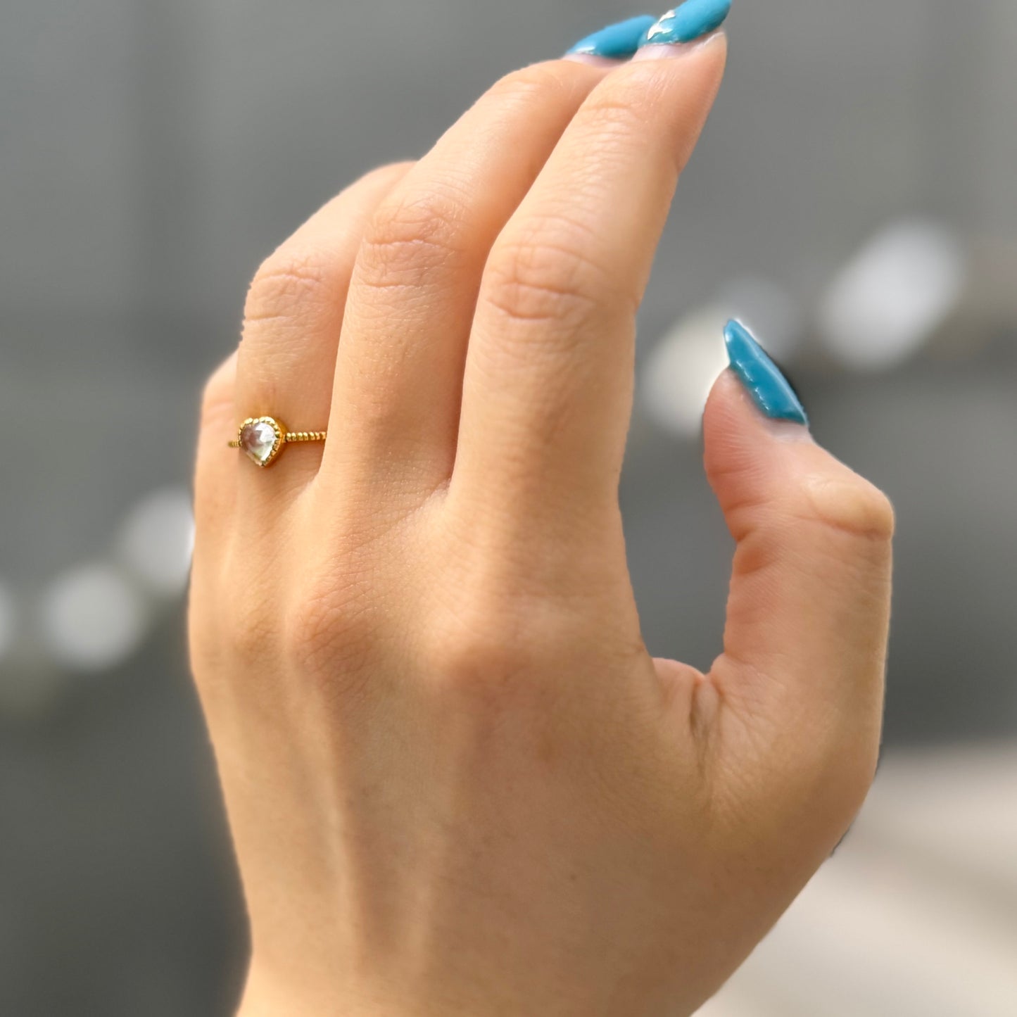Brass Heart ring