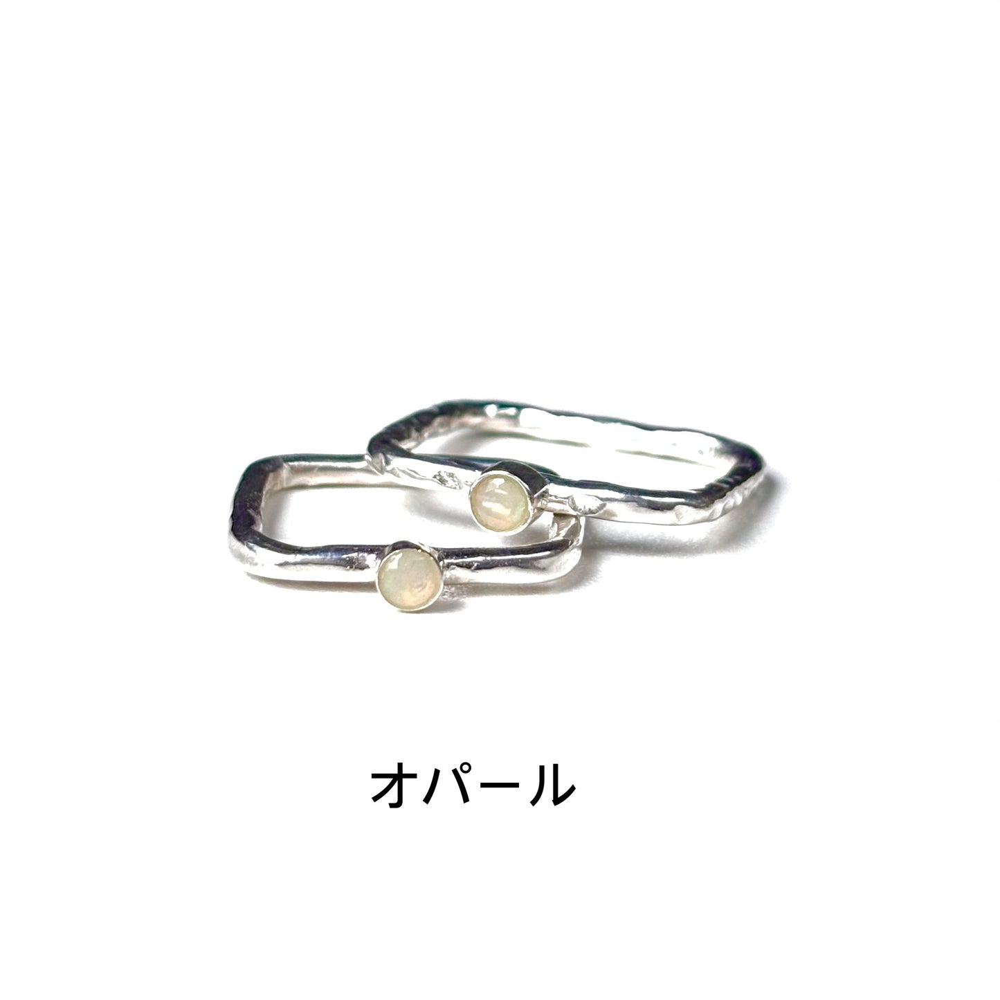 Silver925 square petit ring