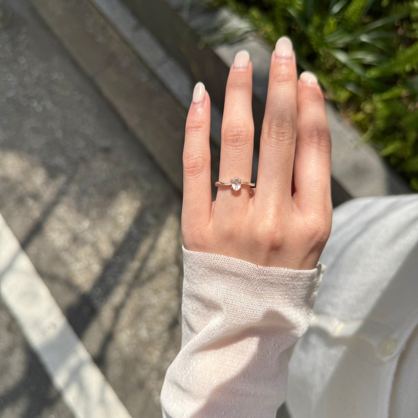 Herkimer Diamond ring 7