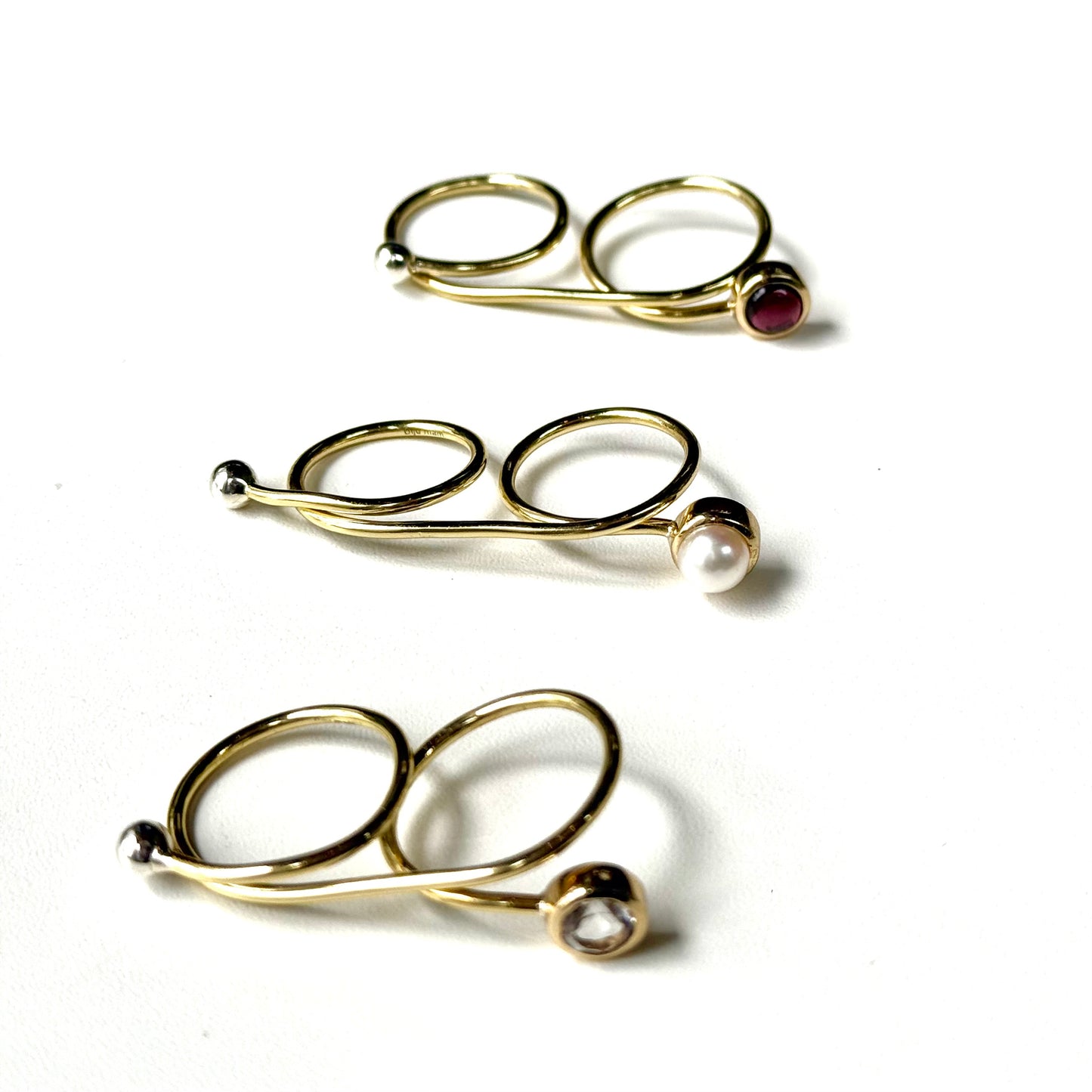 Brass 2finger ring