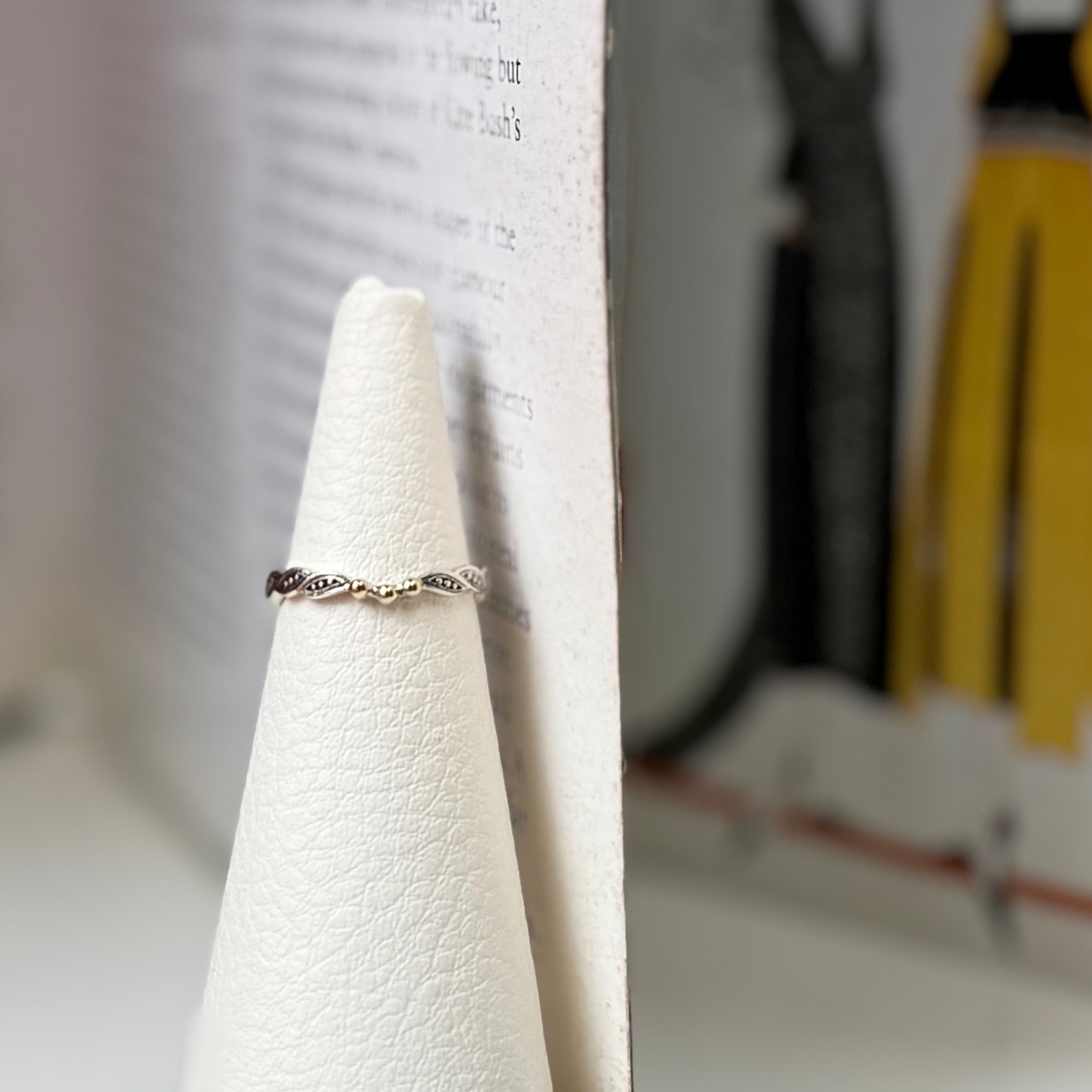 Bijumam poco】Silver925×18K plain ring – Biju mam