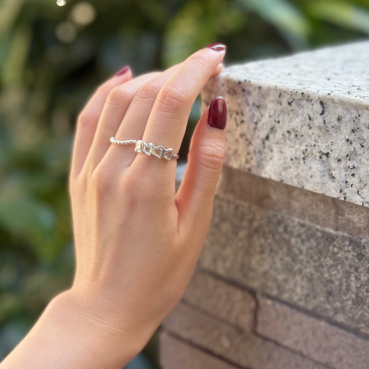 Heart design ring 2