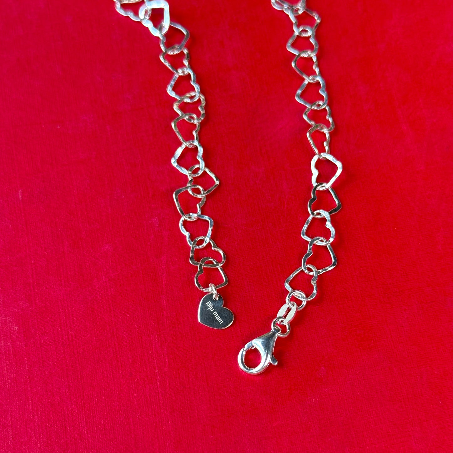 Italian chain necklace〈Heart〉1