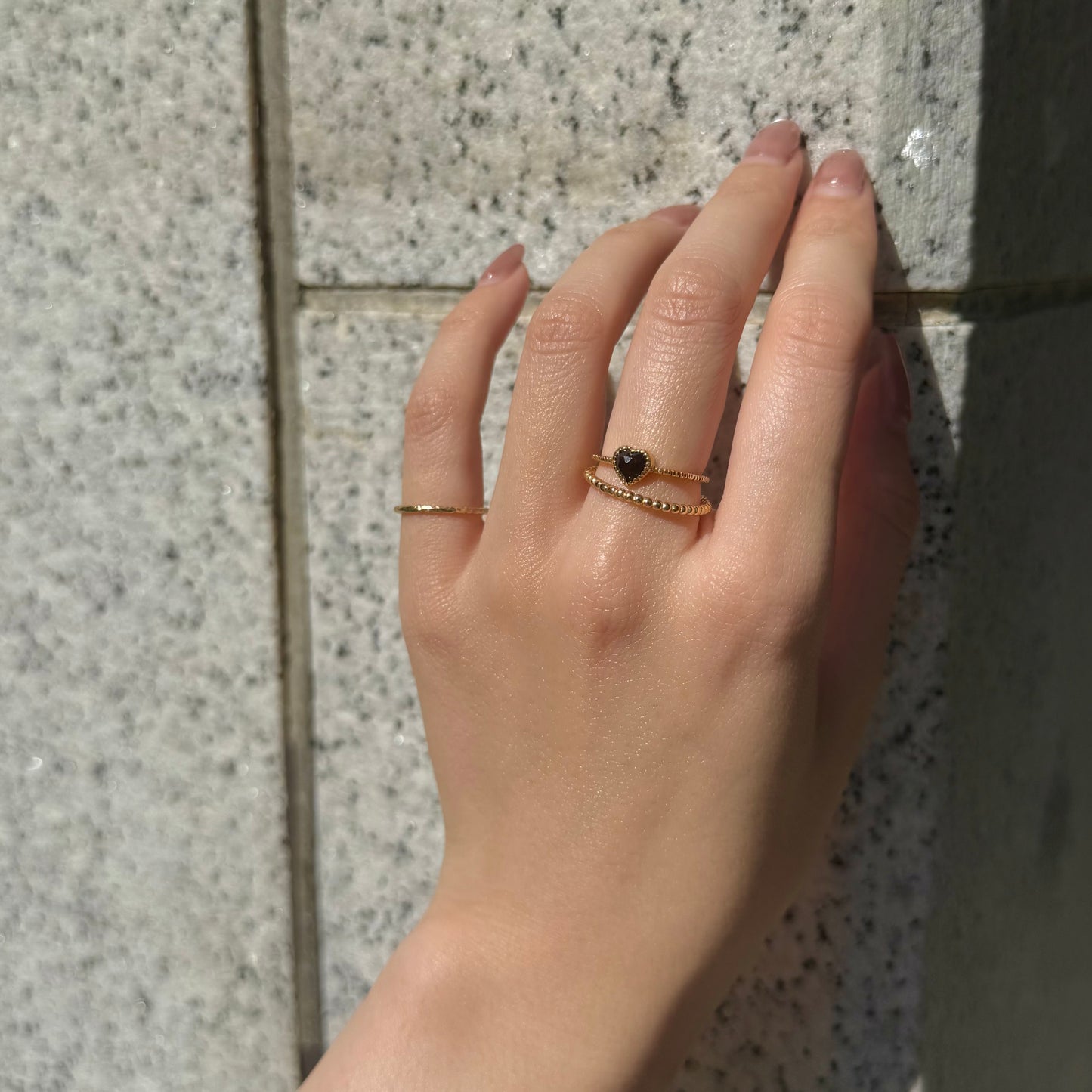 Brass Heart ring 1